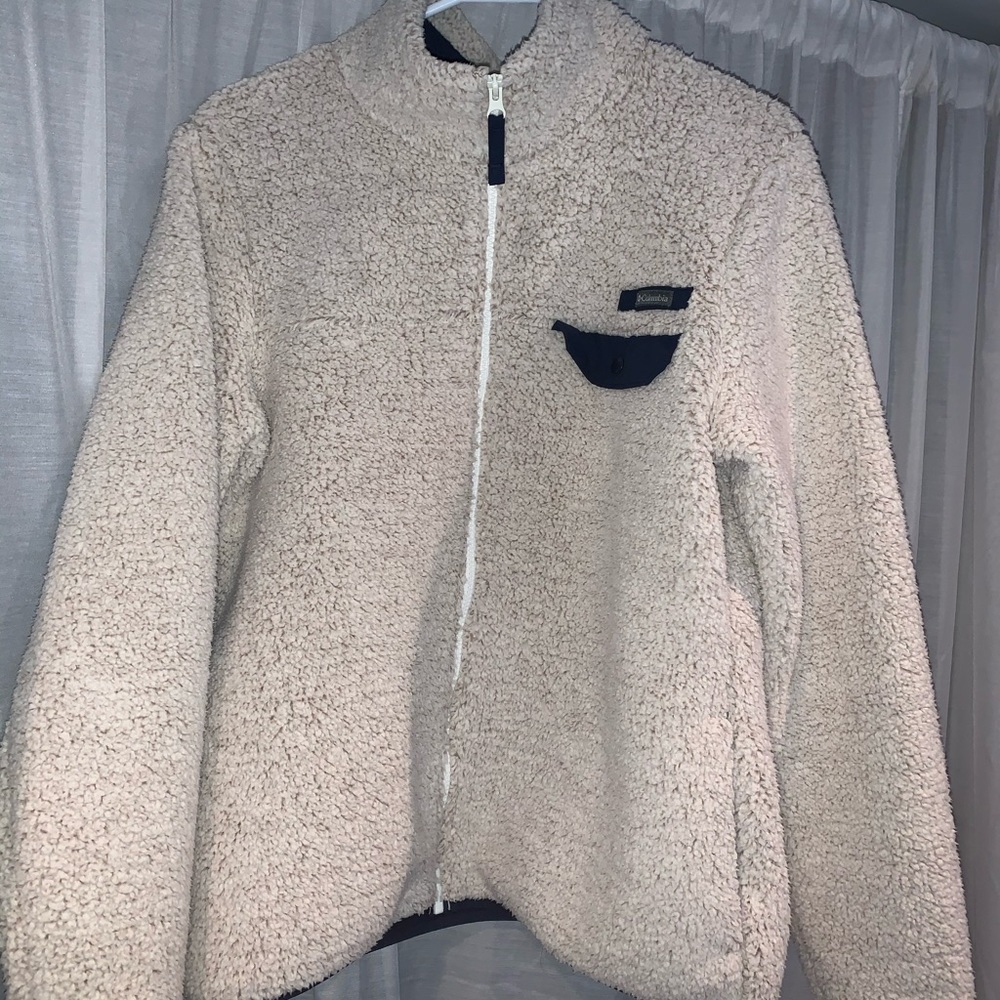 Columbia Zip Up, Fuzzy Women’s Jacket